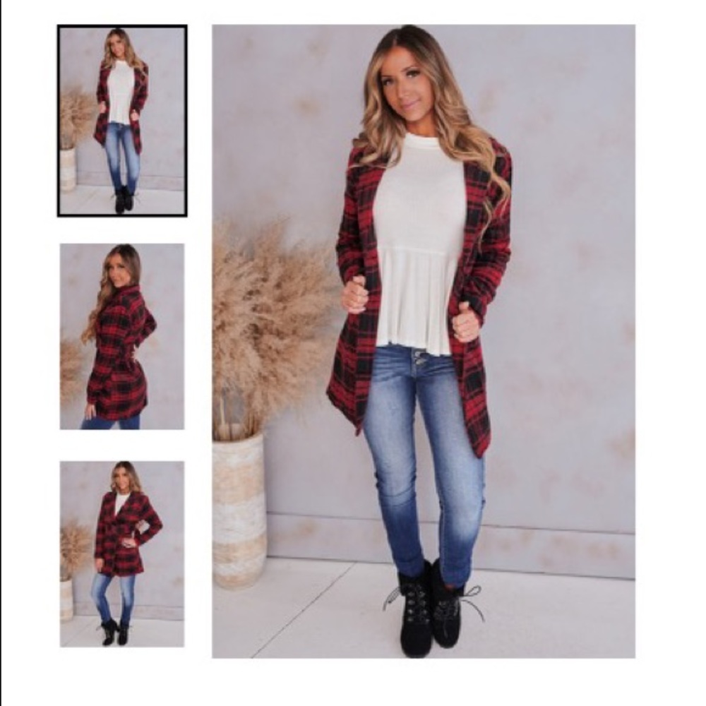 NANAMACS plaid coat